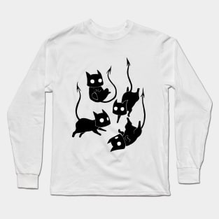 Demon Cats Long Sleeve T-Shirt